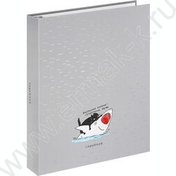 Тетрадь  80л клетка/кольца "Хищный кот" /мат.лам./выб.лак./ NEW | Фото 1