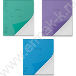 Тетрадь  48л А5+ клетка/пластик обл./ "Классика" /ассорти NEW | Фото 1