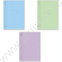 Тетрадь  48л А4 клетка/пластик обл./ "Классика" /ассорти NEW | Фото 1