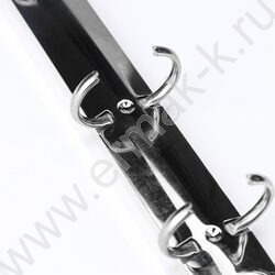 Папка на кольцах для тетради А5 "Минимализм в чёрном-4"  /лам.картон/4 кольца/ NEW | Фото 4