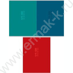 Тетрадь  96л А4 клетка "Однотонная классика-2" /тиснение холст/ NEW | Фото 1