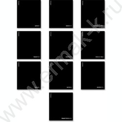 Тетрадь предметная 48л Набор 10шт с пласт.обл. "Black Diamond" /со справочн.матер./ NEW | Фото 1