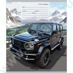 Тетрадь  12л линейка косая дополнительная "Разные автомобили-11" 5видов NEW | Фото 5