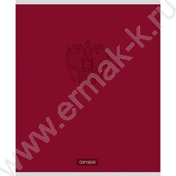 Тетрадь  48л клетка "Герб на однотонном фоне" ассорти NEW | Фото 5