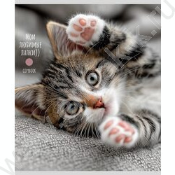 Тетрадь  48л клетка "Милые котики-5" ассорти NEW | Фото 6