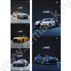 Тетрадь  48л клетка "Разные автомобили-15" ассорти NEW | Фото 1