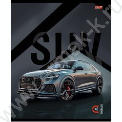 Тетрадь  48л клетка "Блестящие авто" ассорти NEW | Фото 4