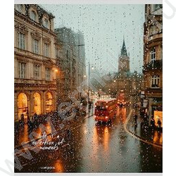 Тетрадь  48л клетка "Дождь в городе" ассорти NEW | Фото 5