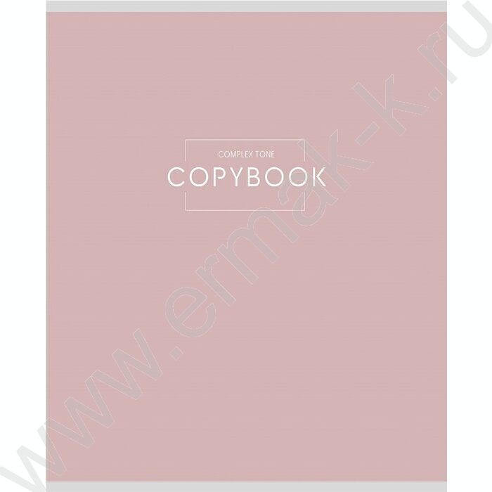 Тетрадь  48л клетка "Complex tone" /холст/ ассорти | Фото 2