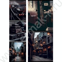 Тетрадь  48л клетка "Фрагменты волшебного мира" /софт-тач/ ассорти NEW | Фото 1