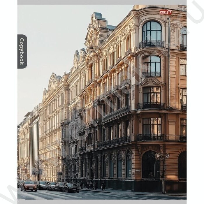 Тетрадь  96л клетка "Городская архитектура-2" ассорти | Фото 3