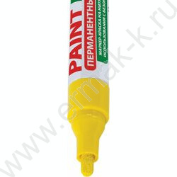 Маркер-краска /желтый/ 4мм круг /без ксилола "PROFESSIONAL" NEW | Фото 3