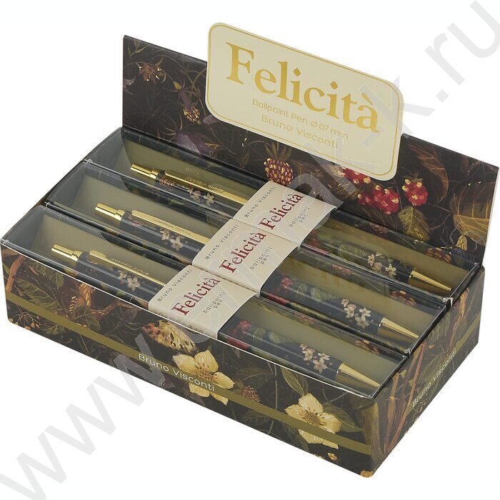 Ручка шар авт Flora.Лесные ягоды /мет. корп./ цвет чернил синий 0,7мм | Фото 5
