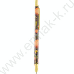 Ручка шар авт Flora.Paradise.Oranges /мет. корп./ цвет чернил синий 0,7мм NEW | Фото 1