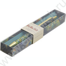 Ручка шар авт Fauna.Павлины /мет. корп./ цвет чернил синий 0,7мм NEW | Фото 3