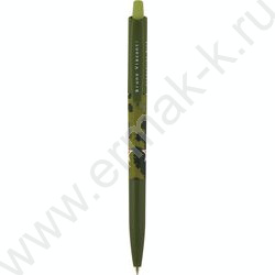 Набор Ручка шар HappyClick 0,5мм+карандаш ч/гр HappyGraphix Jumbo 4B Милитари NEW | Фото 2