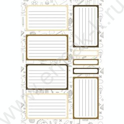 Набор наклеек А5 Универсальные NEW | Фото 4