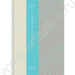 Тетрадь  96л А4 клетка/спираль/перфорация на отрыв "RISOTTO" /тиснение/ 2вида NEW | Фото 2