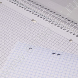 Тетрадь 120л А4 клетка/спираль/3цв.раздел.,многоуров.перфорация "Парящие лепестки" ламинация Sof NEW | Фото 2