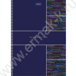 Тетрадь 120л А4 клетка/спираль/тв.обл./4цв.раздел.,многоуров.перфорация "Вспомнить все" ламинац. NEW | Фото 1