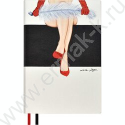 Ежедневник н/дат А5 160л Escalada.#ЮЛИЯ ДОГАН.NOT THAT SOFT /мягкий переплёт,иск.кожа "Наппа",ти NEW | Фото 1