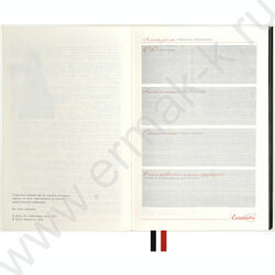 Ежедневник н/дат А5 160л Escalada.#ЮЛИЯ ДОГАН.NOT THAT SOFT /мягкий переплёт,иск.кожа "Наппа",ти NEW | Фото 3