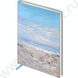 Ежедневник н/дат А6+ 120л Escalada.#ВЛАД КРАВЧУК.Вечер на море/мягкий переплёт,искусственная кож NEW | Фото 2