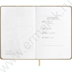 Зап. книжка 96л А6 Escalada.#ДМИТРИЙ ШВЕЦОВ,Маковое поле/мягкий переплёт, иск.кожа "Наппа",тисне NEW | Фото 4