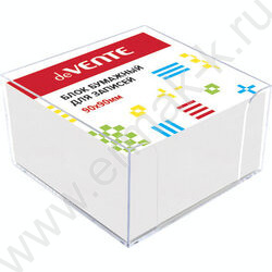 Бумага д/записей  9*9*5см пласт/бокс белый 100г/м², 92% NEW | Фото 1