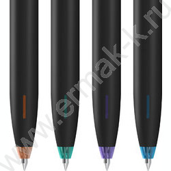 Ручка шар авт синяя 0,7мм "Writech.x100" /корпус трехгранный пластик /soft touch покрытие /ассор | Фото 2