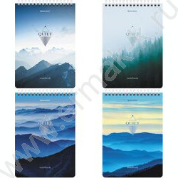 Блокнот  60л А5 спираль "Безмятежность" /клетка, жесткая подложка NEW | Фото 1