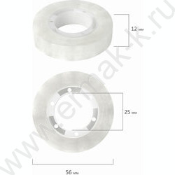 Скотч 12*33 невидимая, матовая. NEW | Фото 3
