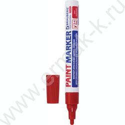 Маркер-краска /красный/ 4мм круг /нитро-основа "PROFESSIONAL PLUS" NEW | Фото 1