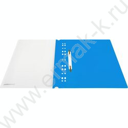 Скоросшиватель пл  140/180 мкм синий, прозрач. вверхний лист NEW | Фото 3
