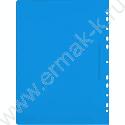 Скоросшиватель пл  140/180 мкм синий, прозрач. вверхний лист NEW | Фото 6