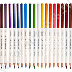 Карандаши акварельные 18цв Supremo aqua /круглый корпус /карт.коробка NEW | Фото 3