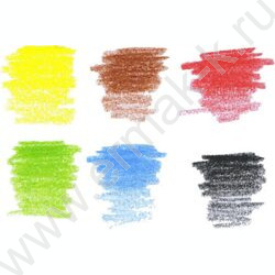 Карандаши   6цв Colora /трехгранные /карт. короб с европодвесом NEW | Фото 4