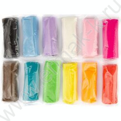 Тесто д/лепки  12цв 330г с формочками NEW | Фото 4