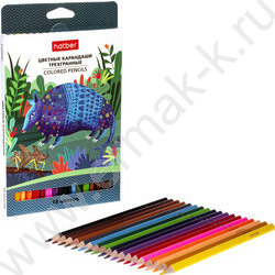 Карандаши  18цв Colora /трехгранные /карт. короб с европодвесом NEW | Фото 2