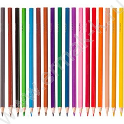 Карандаши  18цв Colora /трехгранные /карт. короб с европодвесом NEW | Фото 3