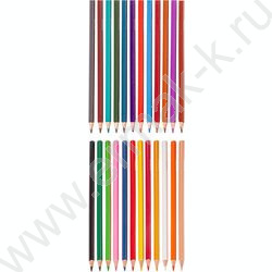 Карандаши  24цв Colora /трехгранные /карт. короб с европодвесом NEW | Фото 3