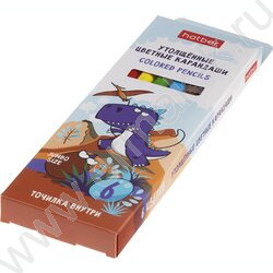 Карандаши   6цв Jumbo /утолщенные /шестигранные /+точилка /карт. кор. NEW | Фото 2