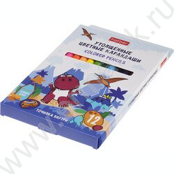 Карандаши  12цв Jumbo /утолщенные /шестигранные /+точилка /карт. кор. NEW | Фото 2