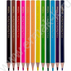 Карандаши  12цв Jumbo /утолщенные /шестигранные /+точилка /карт. кор. NEW | Фото 4