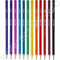 Карандаши пластиковые 12цв Art-Mate /карт. короб. с европодвесом NEW | Фото 3