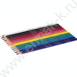 Карандаши пластиковые стираемые 12цв  + 1 карандаш-ластик Art-Mate /карт. короб. с европодвесом NEW | Фото 4