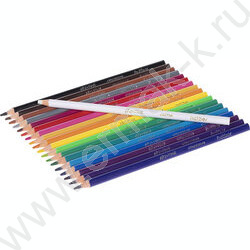 Карандаши пластиковые стираемые 18цв  + 1 карандаш-ластик Art-Mate /карт. короб. с европодвесом NEW | Фото 5