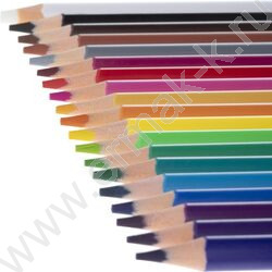 Карандаши пластиковые стираемые 18цв  + 1 карандаш-ластик Art-Mate /карт. короб. с европодвесом NEW | Фото 7