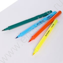 Фломастеры  18цв Supremo, миникисть, пастельные /блистер с европодвесом NEW | Фото 3