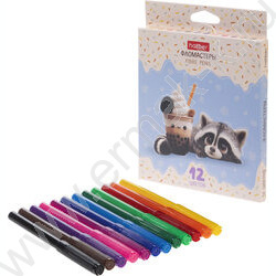 Фломастеры  12цв Вот Енот  /карт. короб. с европодвесом NEW | Фото 3